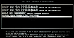 Appuyer sur la touche de fonction F8 de votre clavier.