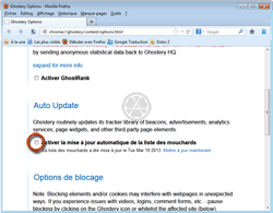 Activer la mise à jour automatique