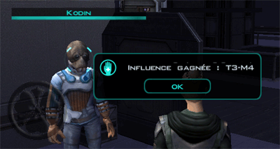 Influence gagnée sur T3-M4