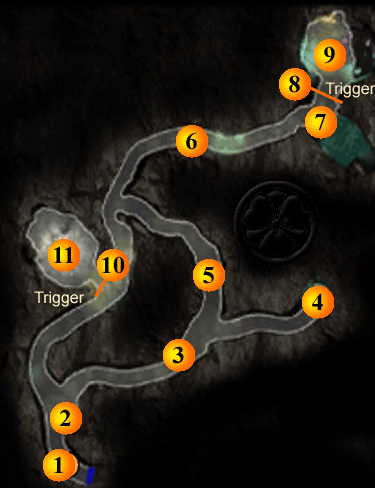Star Wars - Kotor 2 - TSL - Plan de la grotte aux cristaux
